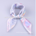 2015 Beautiful Color Satin Style Airline Uniform Accessories 100% Silk Scarf Stewardess For Women